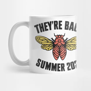 Vintage Cicada They are back Summer 2024 Entomology Cicada Mug